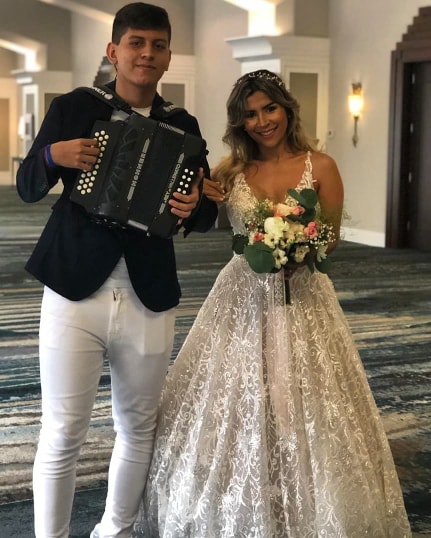 Angélica Ramírez  y su hijo Javier Felipe Cortes.